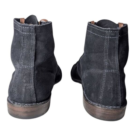 VINTAGE SHOE CO Jagger II Navy Blue Lace-Up Boot Size 11 - Picture 5 of 9